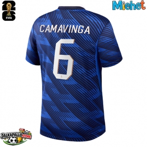 Ranska Eduardo Camavinga #6 Kotipaita MM-kisat 2026 Lyhythihainen
